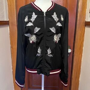Embroidered Bomber Jacket - Unique!